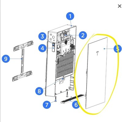 Tesla Powerwall 3 Temper Glass Cover For Tesla Powerwall Battery Backup 