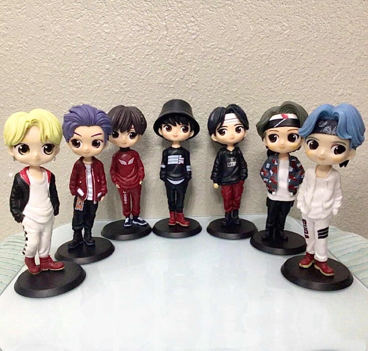 BTS タイニータン　フィギュア　Qposket 6体セット BTS TinyTAN Q Posket Figure Set of 7 Complete Set Banpresto