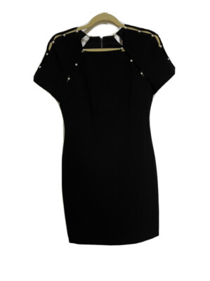 alice and olivia black pearl dress Alice + Olivia Guinevere Pearl & Crystal-Embellished Mini Dress Black –  Celebrity Owned main image 1