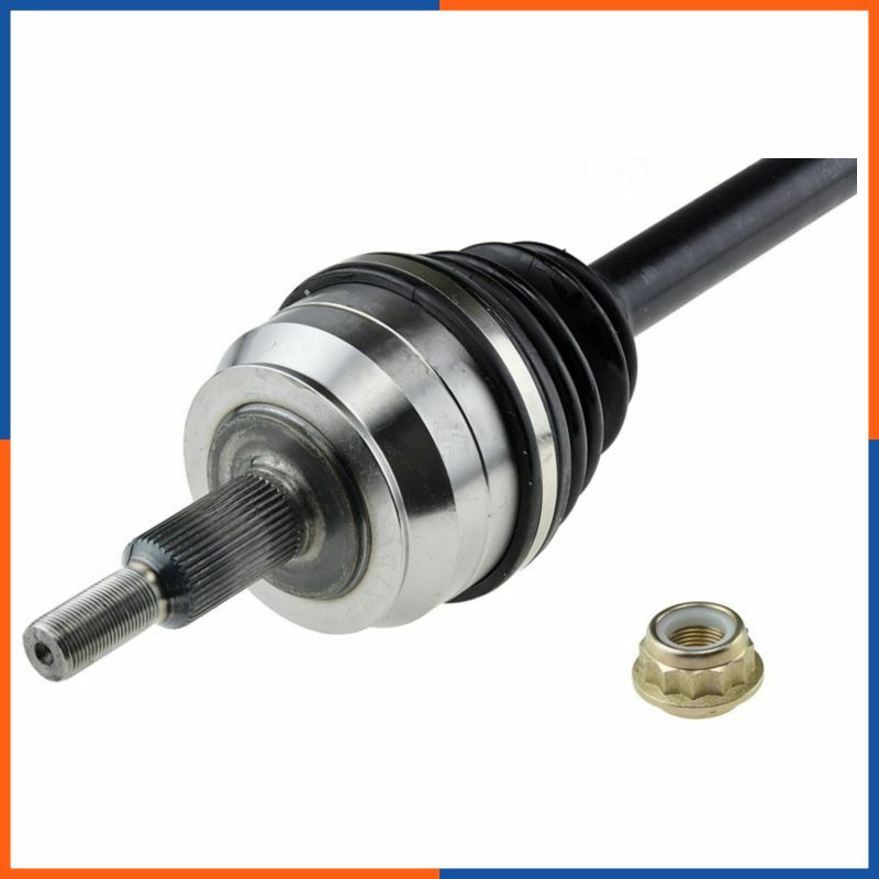 Demi-arbre gauche anti-vibration compatible avec VW Multivan codes 7E0407271J - 3