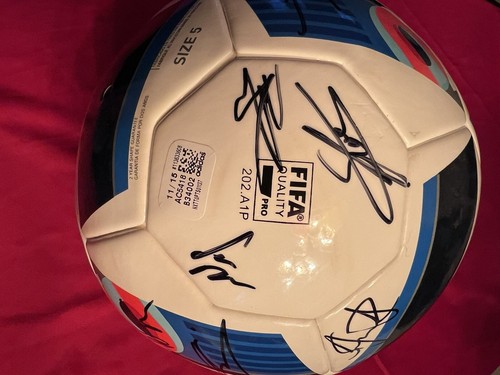 Adidas Beau Jeu Matchball der UEFA EM 2016 Mit Original Unterschriften DB Frauen - Bild 2 von 7