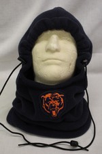 Navy Blue Polartec® Fleece Hood, CHICAGO BEARS, OSFA, USA-B17