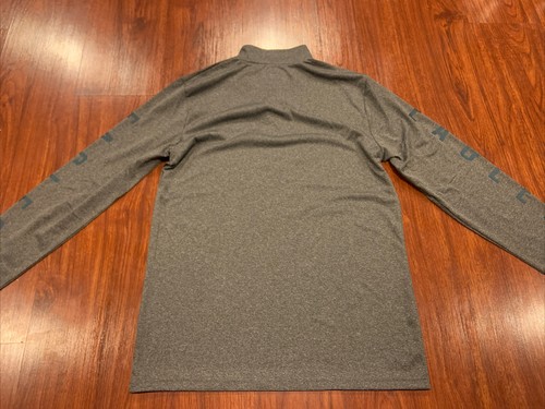 NFL Men’s Philadelphia Eagles Gray 1/4 Quarter Zip Jacket Pullover Medium M - Picture 6 of 6