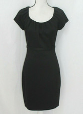 NWT Tahari Womens $238 Black Ember Short Sleeve Dress 4