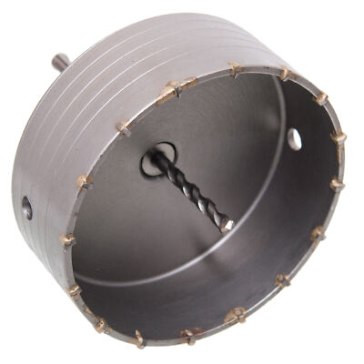 HM Bohrkrone 160 mm M22 mit SDS-Plus Adapter für Beton Stein Ziegel