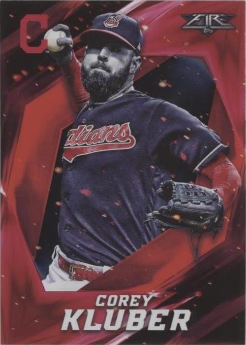 2017 Topps Fire - Corey Kluber #26 Red Flame for sale online | eBay