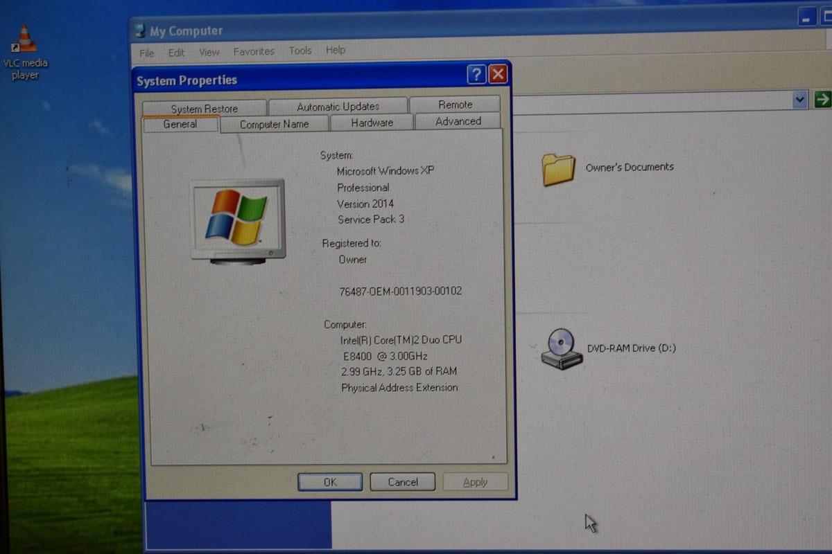 Dell Windows XP Vintage Retro Classic Gaming PC 256GB SSD Windows