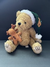 Dan Dee Plush Bear 15" Soft Stuffed Animal Teddy Toy Christmas Holiday Moose EUC