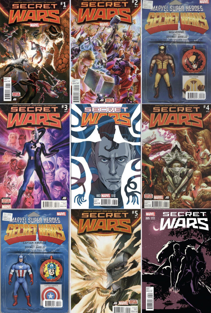 Secret wars #1-9 コンプリートセット アメコミリーフ Secret wars #1-9 コンプリートセット アメコミリーフ Secret
