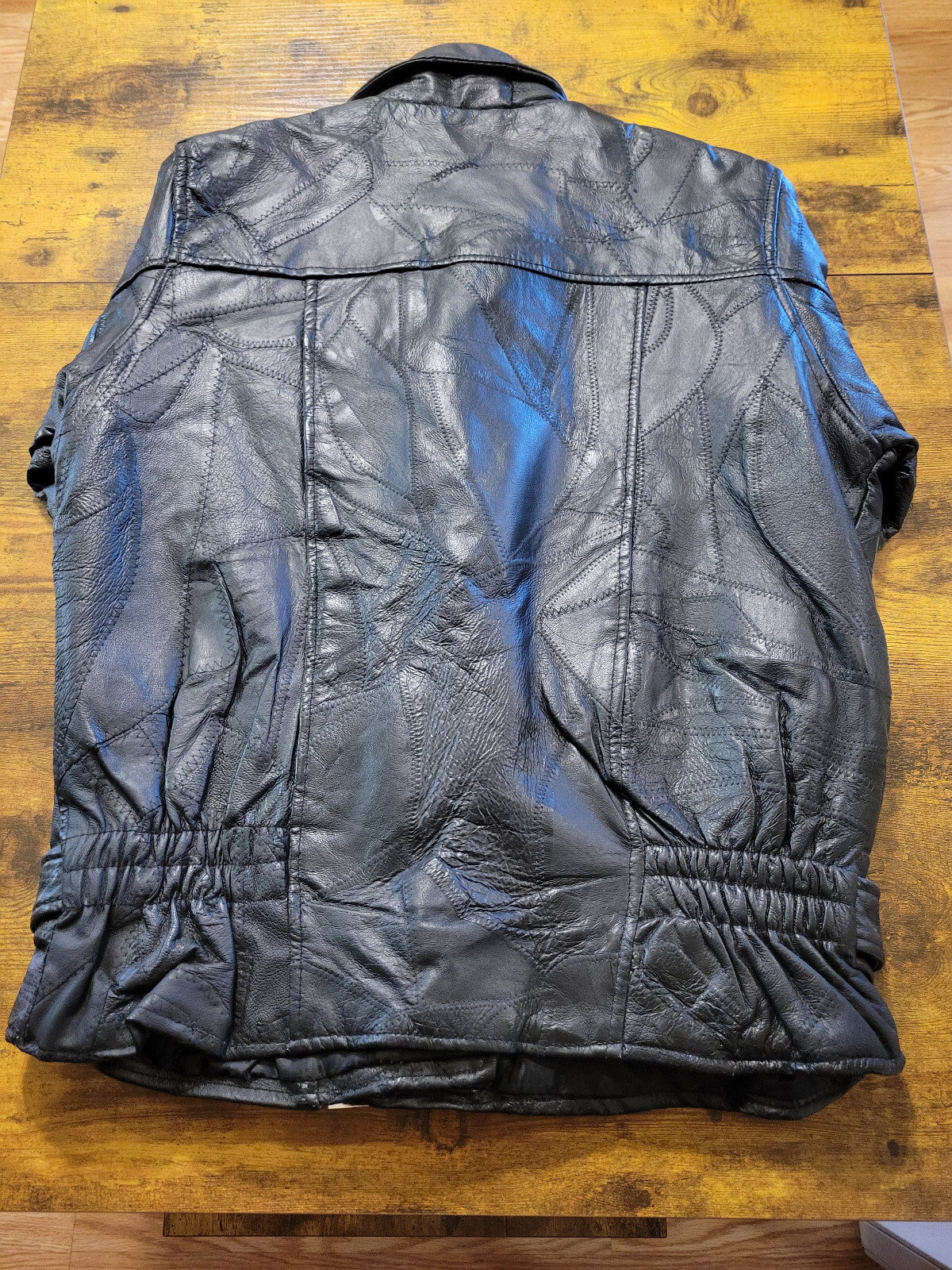 FLIGHT PATH PATCH LEATHER JACKET #107860 Size S, … - image 4