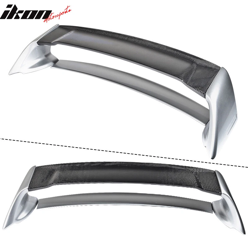 Fits 06-11 Honda Civic Mugen Style Carbon Trunk Spoiler Painted #NH700M Silver Foto 3 de 4
