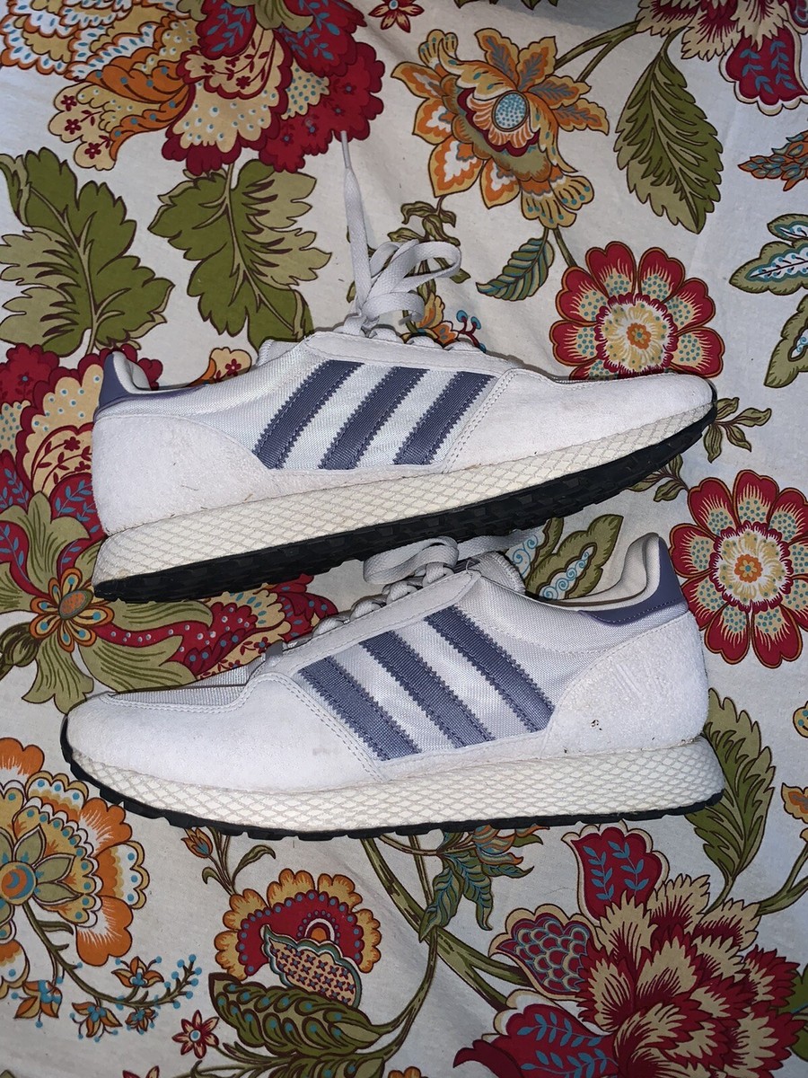 Adidas Originals Womens White Forest Grove Shoes 10 1/2