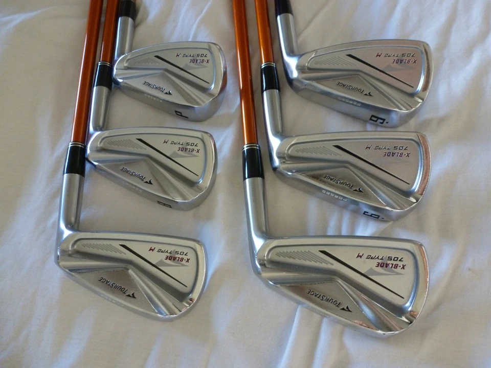 JAPAN Made Bridgestone TOURSTAGE X-BLADE 705 M Forged MRH Irons 5-PW Tour AD 95S - Image 2 of 4