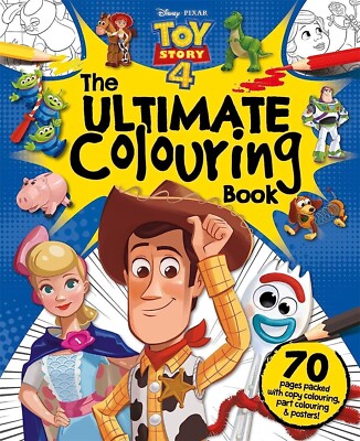 Disney Pixar - Toy Story 4 - Malbuch - 70 Designs für Fans - *NEU*