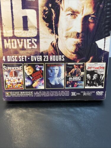 New Sealed DVD Set. 16 Movies: 8 Action Movies & 8 Westerns (DVD, 2013, 4-disc) - Picture 3 of 10