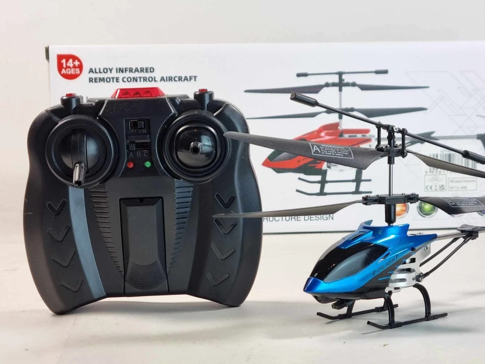 RC Apache Army Wolf Volitation 3Ch Radio Remote Control Gyro Helicopter Indoor - Bild 2 von 4