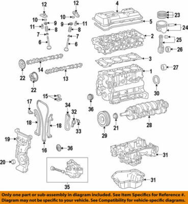 13401-37021 Toyota Crankshaft 1340137021, New Genuine OEM Part | eBay