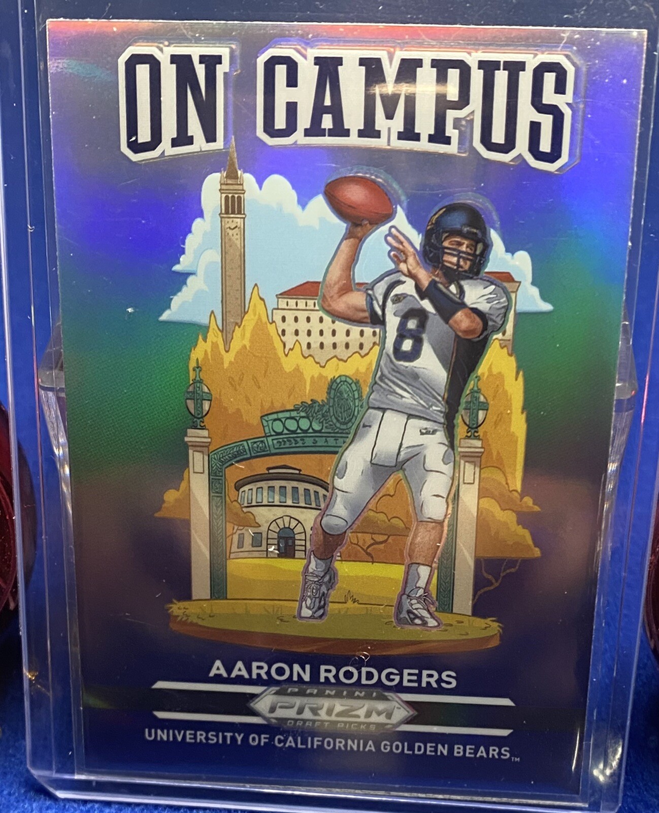 2021 Panini PRIZM/ Aaron Rodgers/ On campus Draft (silver)