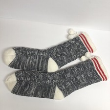 NWOT  Women  s Knit Sherpa Lined Slipper socks  OS