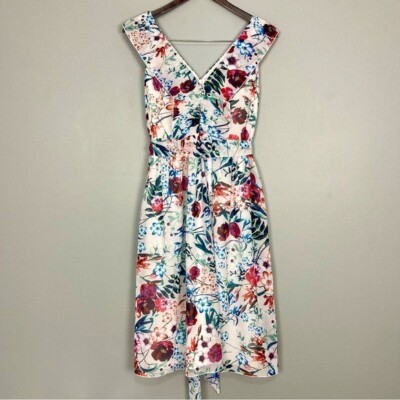 open lace back dress Little Mistress Coral Rose Check and Pleated Hem Midi Dress : Amazon.co.uk:  Fashion