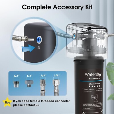 Waterdrop WD-RF10 Water Filter, 8000 Gallons High Capacity - Foto 8