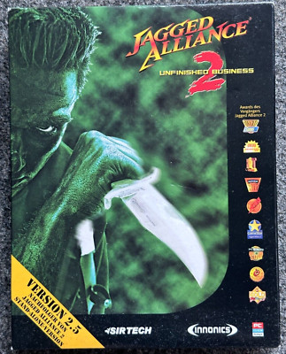 PC Spiel Jagged Alliance 2 Unfinished Business in Big Box mit Handbuch OVP Addon