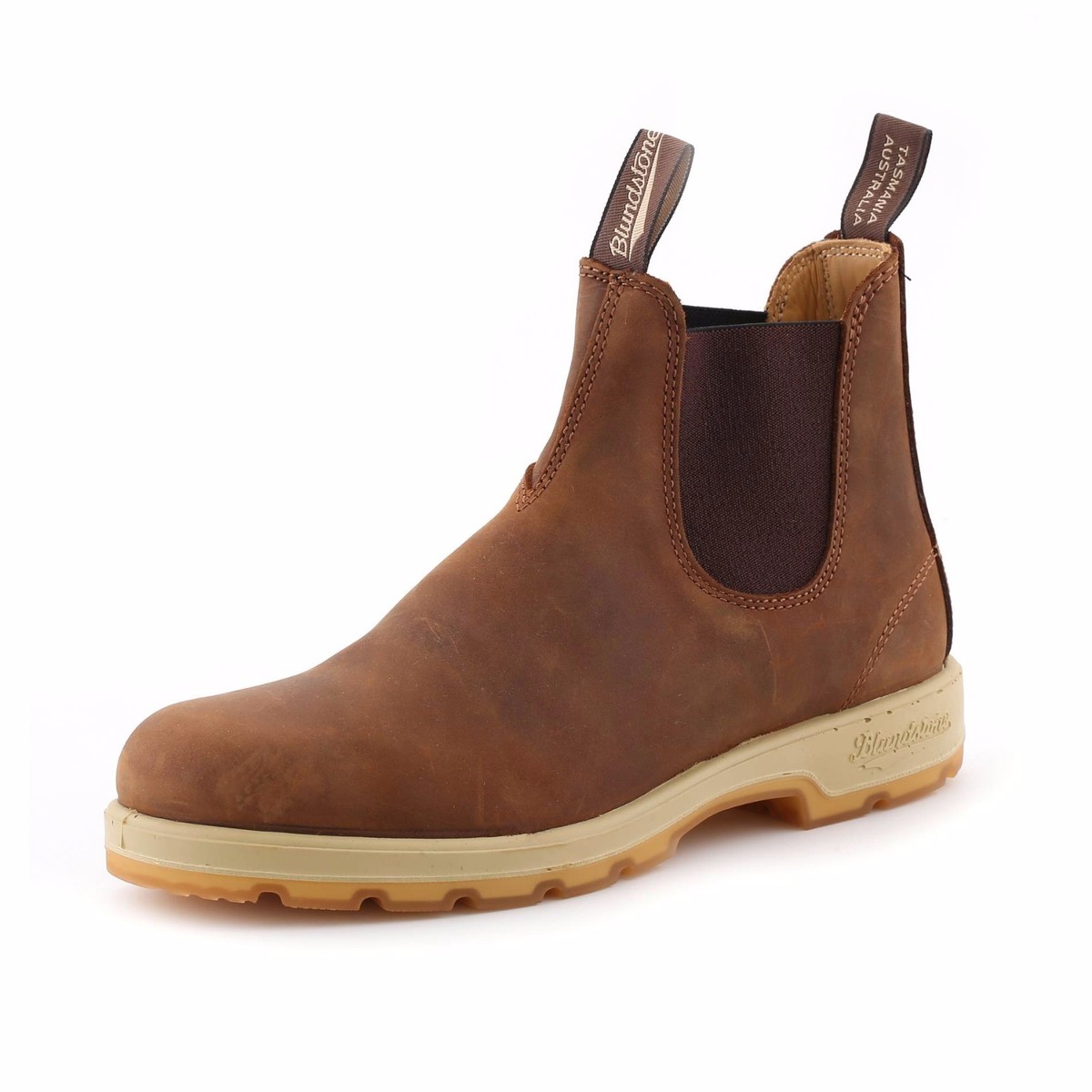 NEW BLUNDSTONE men\'s classic leather boots in crazy horse brown MENS BLUNDSTONE DRESS CRAZY HORSE - BROWN | Blackwell Supply Co main image 3