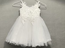 Tulle And Lace Size Small Formal-Wedding Flower Girl-Easter-Pageant-Unbranded
