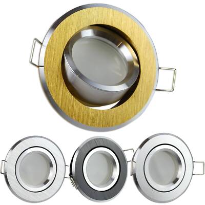 LED Einbaustrahler Set 3-6,5W dimmbar 230V Spot Lampe 65mm Deckenstrahler rund