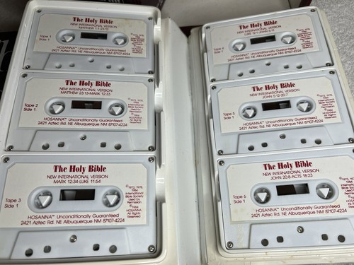 Bible On Cassette New International Version Old Testament 48 Cassettes Audio - Picture 12 of 18