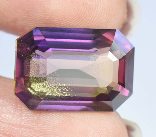 22.10 Ct Natural Alexandrite Color Change Certified Emerald Cut Loose Gemstone - Picture 6 of 8