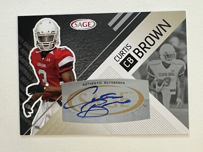 2011 SAGE Auto Series silver Auto Curtis Brown #A-4 Auto