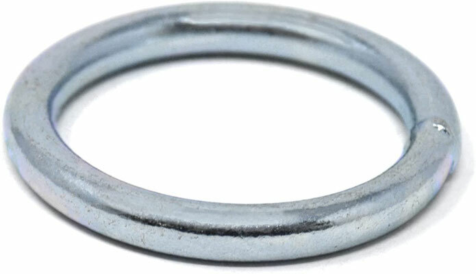 Design61 Stahlring Set - 10 O-Ring Rundringe 6mm X 40mm Verzinkt Für DIY & Industrie