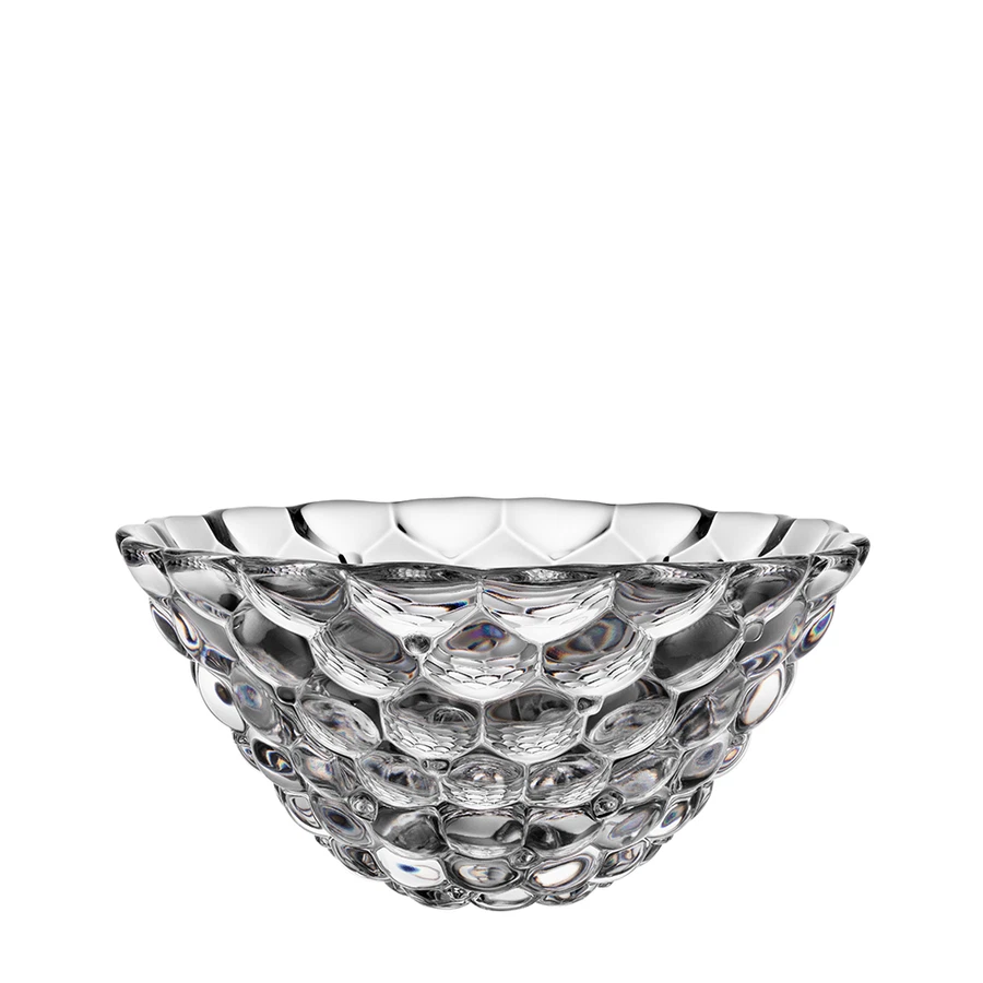 Orrefors Raspberry Bowl