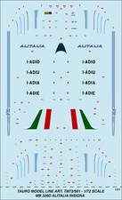 TAURO MODEL TM72/581 AERMACCHI MB-326D VERSIONE ALITALIA SCALA 1:72