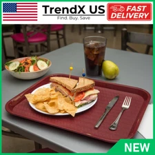 Food Cafeteria Tray Durable Polypropylene Slip-Resistant Surface 14" x 18"