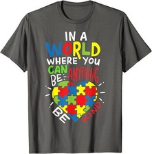 Autism Awareness Be Kind Kindnes Love Anything Unisex T-Shirt
