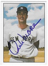 ARCHIE MOORE 1981 TCMA AUTOGRAPHED SIGNED # 479 NEW YORK YANKEES