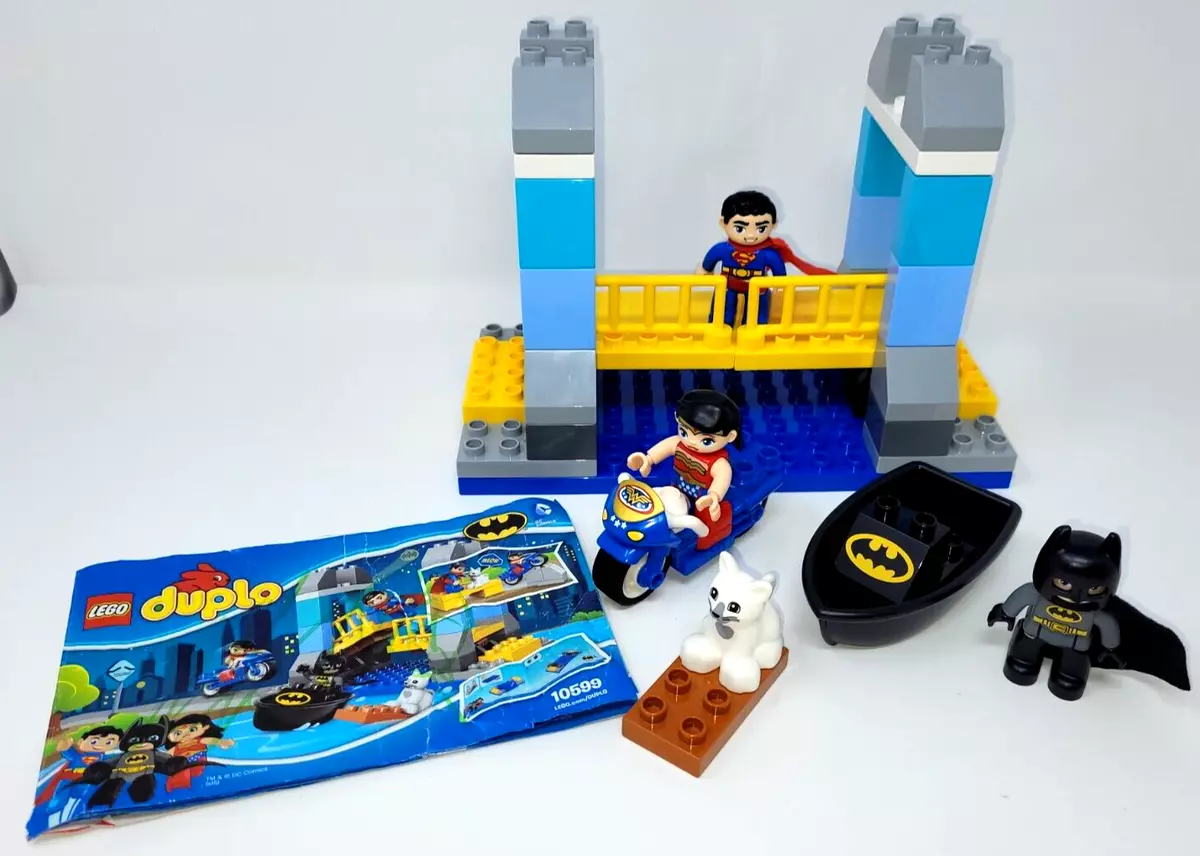 Ring tilbage Oswald Stevenson Lego Duplo 10599 - Batman Adventure - Superman, Wonder Woman - COMPLETE |  eBay