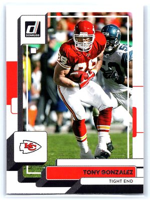 2022 Donruss Football #280 Tony Gonzalez    Kansas City Chiefs