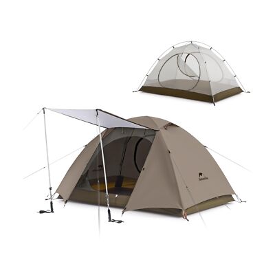 Naturehike Cloud River 2 Person 3 Person Backpacking Tent, Waterproof 2 Perso...