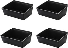 Slatwall Bins 4 Pcs Large Slatwall Organizer for Garage Plastic Slatwall Storage