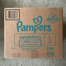 Pampers Swaddlers Disposable Diapers - Size 1 - 198ct