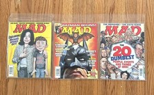 Lot Of 3 Vintage Mad Magazines 1999-2005 - Batman Begins Michael Jackson Lot Of 3 Vintage Mad Magazines 1999-2005 - Batman Begins Michael Jackson