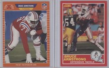 Lot of 35 Different Bruce Armstrong Football Cards