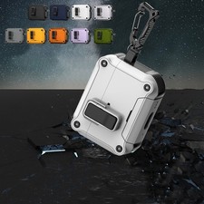 For Airpods Pro 3/2/1 Airpods 4th Gen Rugged PC Stand Case with Magnetic Lock