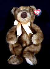 VINT 1996 ORIGINAL TY BEANIE PLUSH 14" BABY GINGER BEAR PRISTINE RETIRED MINT!