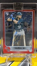 Ryan Vilade 2022 Topps Clearly Authentic Auto - #CAA-RV Red 50/50! (RC) Rockies 