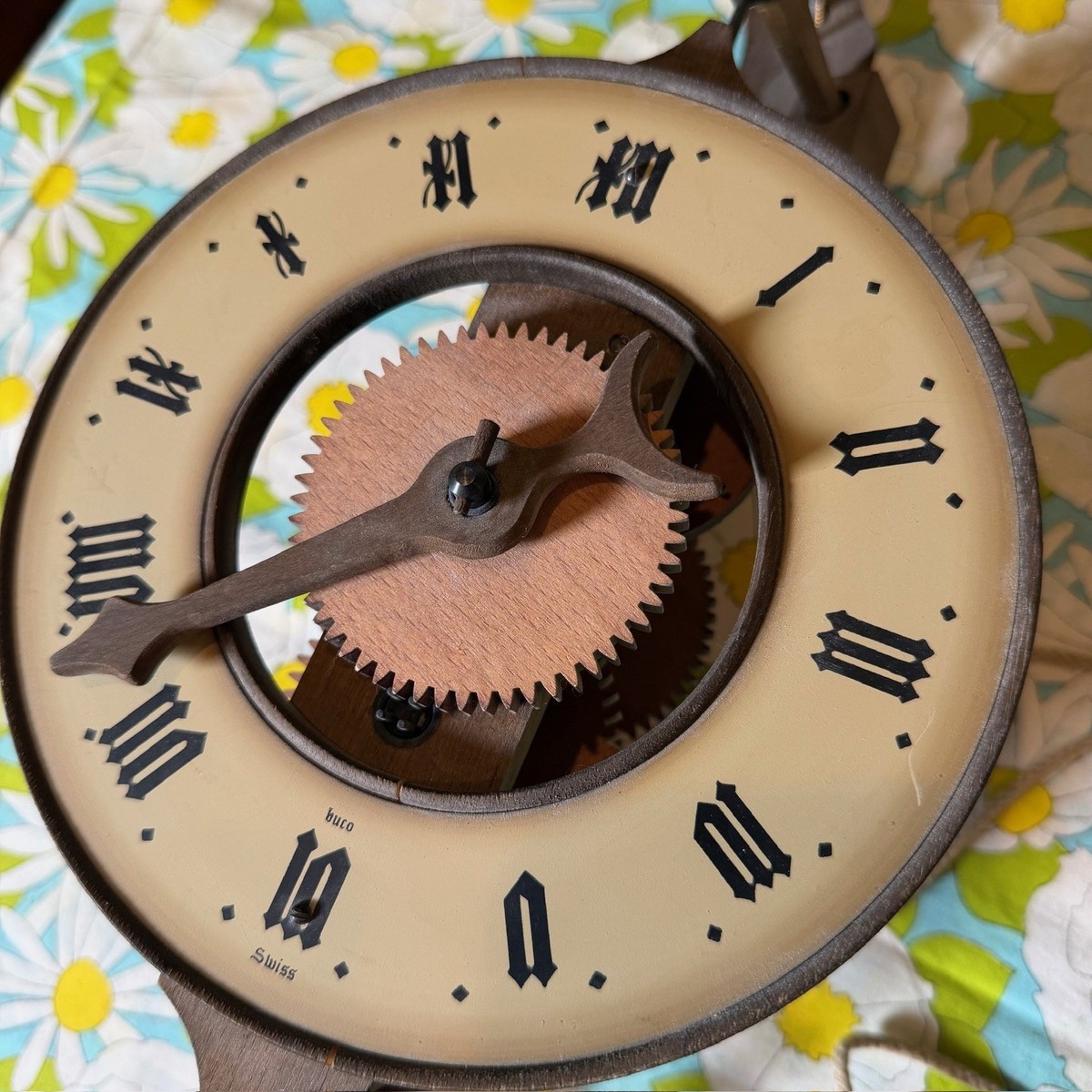 Antique/Vintage Baumann Diepoldsau Swiss Clock Hand Made