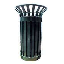 Victor Stanley S-20 Outdoor Cigarette Receptacle Ashtray Bin 27" Stainless Steel